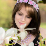 Shooting - Nathalie - Magnolien Blüte - Rosengarten Zweibrücken - 04.2018