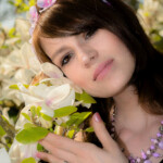 Shooting - Nathalie - Magnolien Blüte - Rosengarten Zweibrücken - 04.2018
