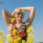 Shooting - Eva P.(Barbiegirl) - Rapsfeld Blüte - 05.2018