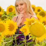 Shooting - Eva P.(Barbiegirl) - Sonnenblumen - Blieskastel - 07.2018