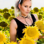 Shooting - Jasmin - Sonnenblumen - Blieskastel - 07.2018