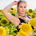 Shooting - Jasmin - Sonnenblumen - Blieskastel - 07.2018