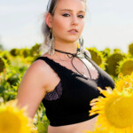Shooting - Jasmin - Sonnenblumen - Blieskastel - 07.2018