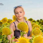 Shooting - Jasmin - Sonnenblumen - Blieskastel - 07.2018